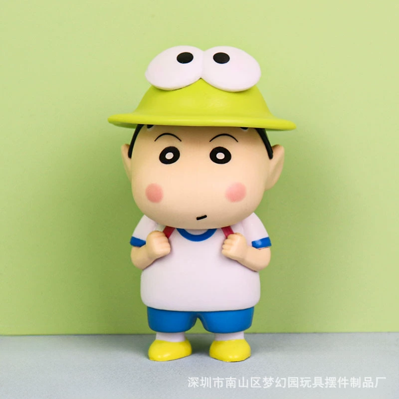 Лягушка Шин-чан мультфильм ПВХ карандаш Шин-чан фигурка орнамент кукла милая исцеляющая настольная кукла для девочек на день рождения