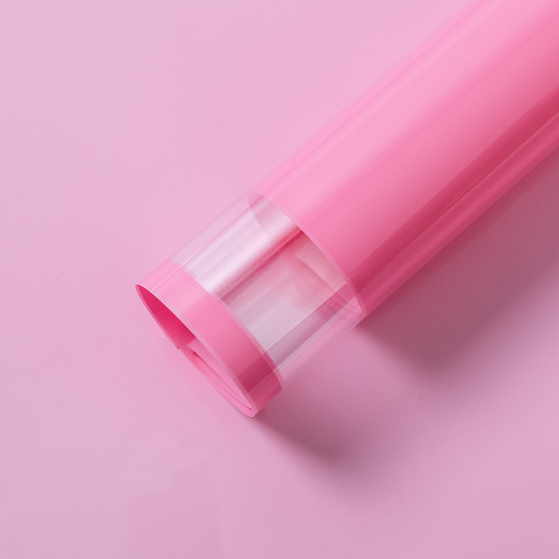 Papel de Envolver Rosa Estilo Coreano Plástico BOPP Impermeable para Ramo de Flores