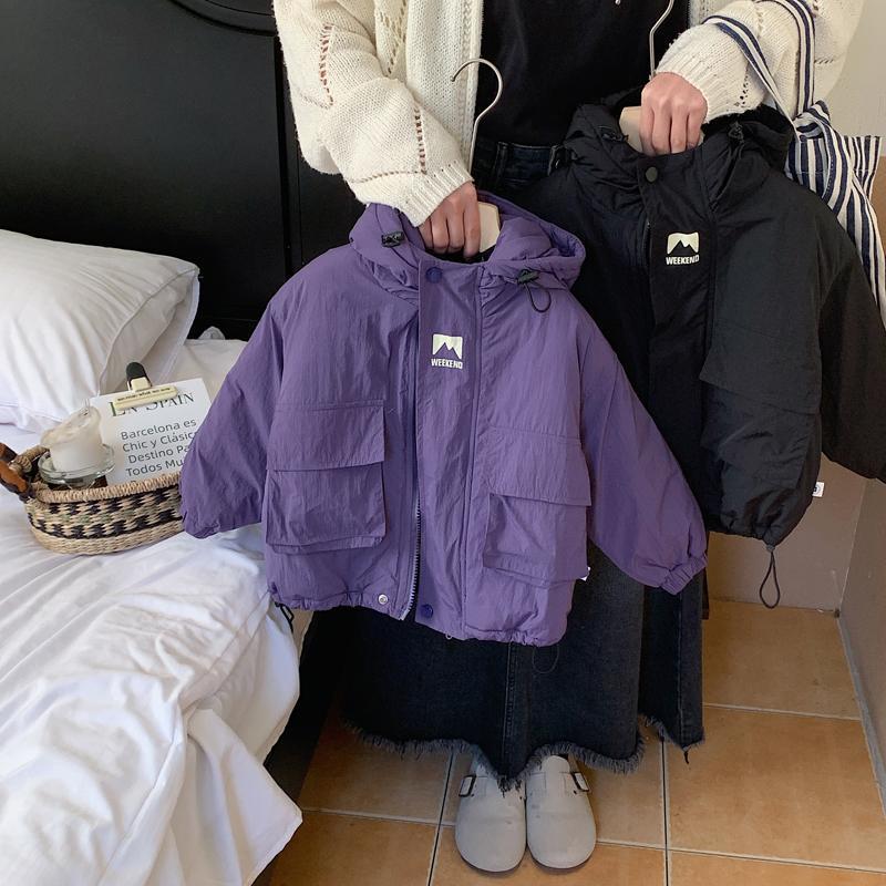 Giubbotto con cappuccio per bambini, giacca invernale calda_voghion.com