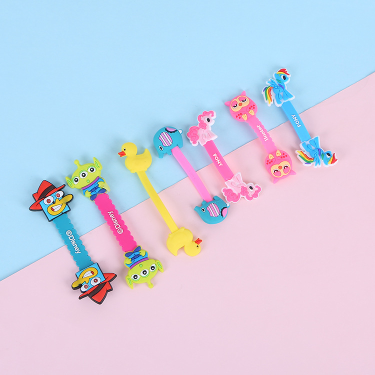 Mobile Phone Data Cable Winder Protective Cover Ready-Made Charger Creative Cute Cartoon Stethoscope Winder