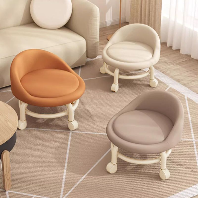 Taburete bajo, polea, taburete para niños pequeños, rueda universal, taburete pequeño, pedicura, silla giratoria, rueda silenciosa móvil