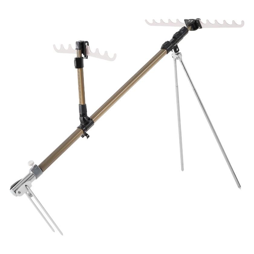 Aluminum alloy luminous multi-pole bracket dual-purpose platform fishing bracket portable windproof multi-pole bracket