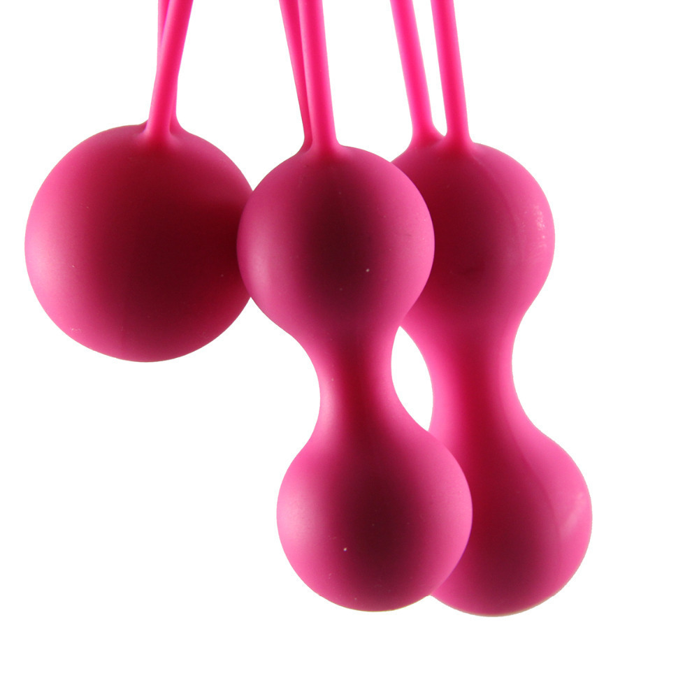 Smart Kegel Training Balls, Vibrating Silicone Dual-Ball Vaginal Exerciser, Purple — detail image 9
