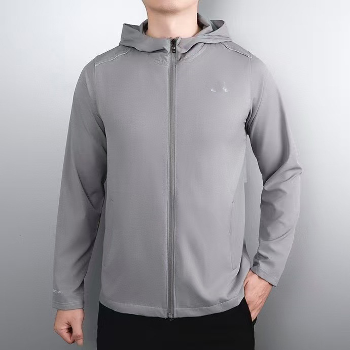 Under Armour Windbreaker Jacket Hooded Grey