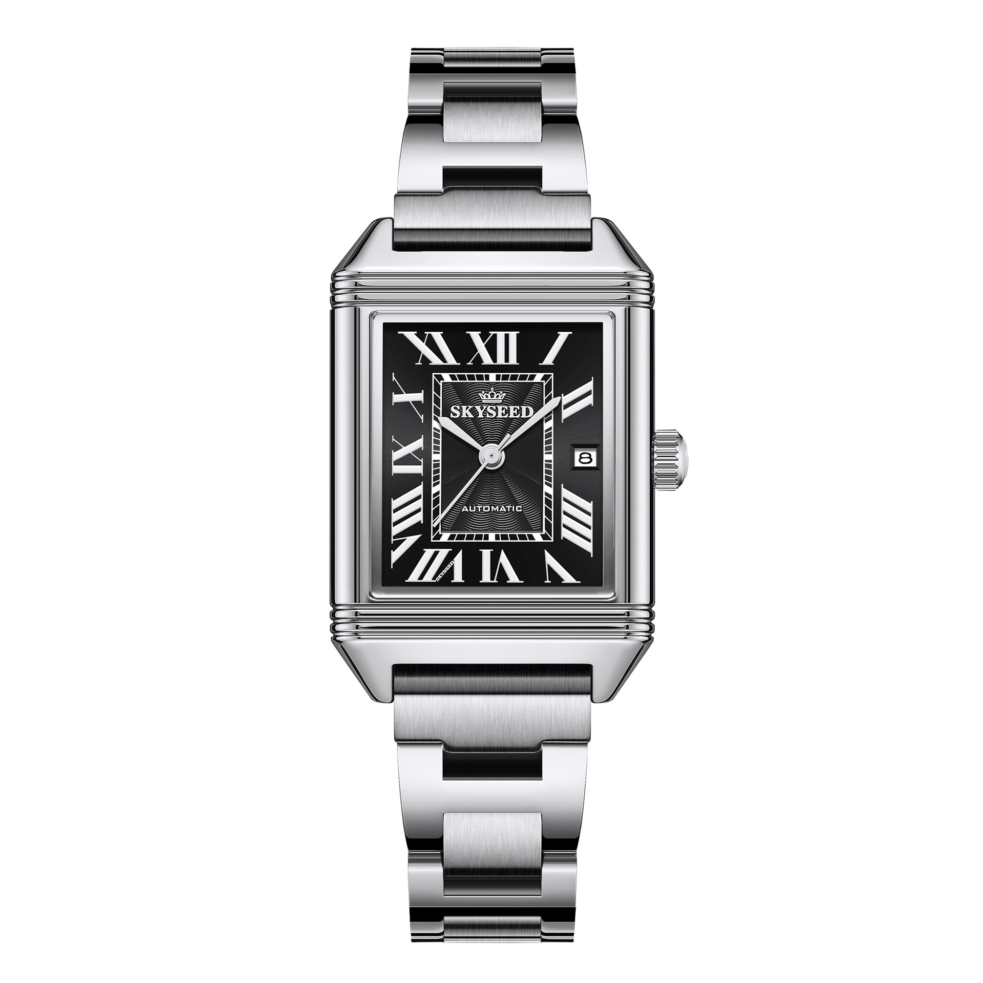 Skyseed Tian Dai Niche Square Women's Watch Exquisite and Elegant Fully Automatic Mechanical Watch Roman Numeral Waterproof Watch