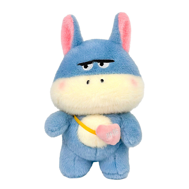 Muñeca de felpa de hígado y pulmón de burro original, oso, palo de ruptura, muñeca de máquina de garras de 8 pulgadas, regalo de cumpleaños, felpa al por mayor