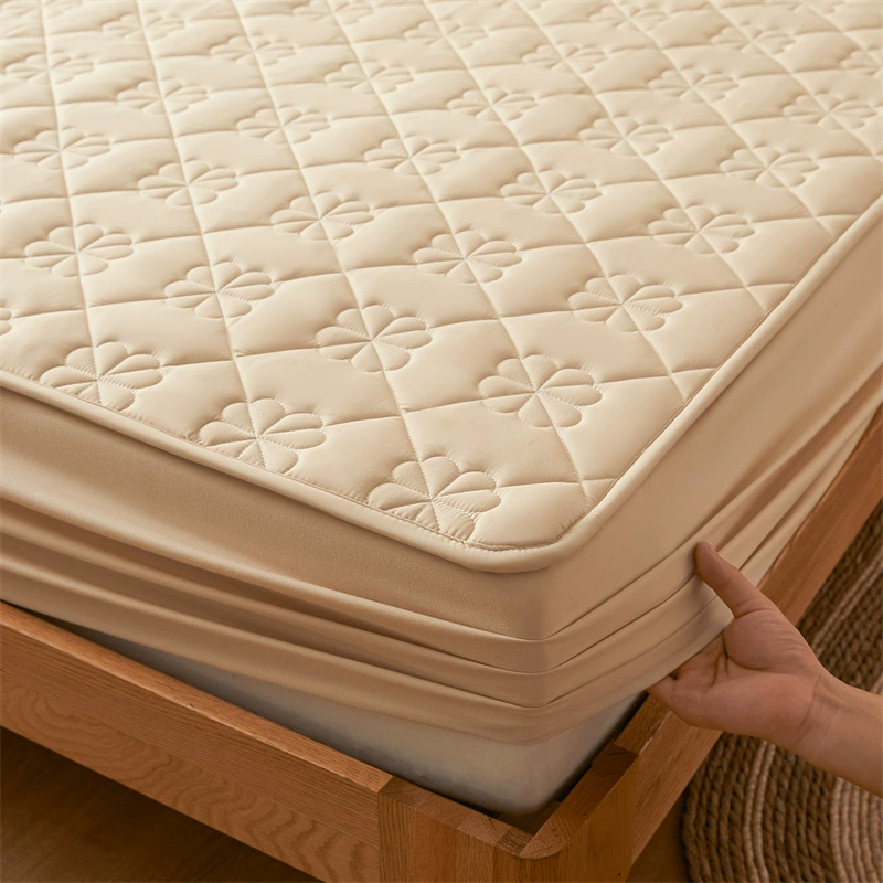 Waterproof quilted sheet, mattress, dustproof protective cover, bedspread, increased thickness