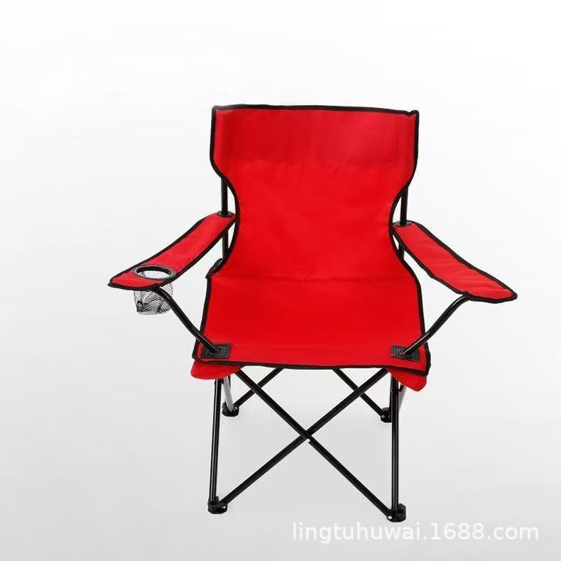 Silla plegable portátil transfronteriza al aire libre con sillón para camping silla de pesca casuaje silla de playa silla de barbacoa caballo salvaje
