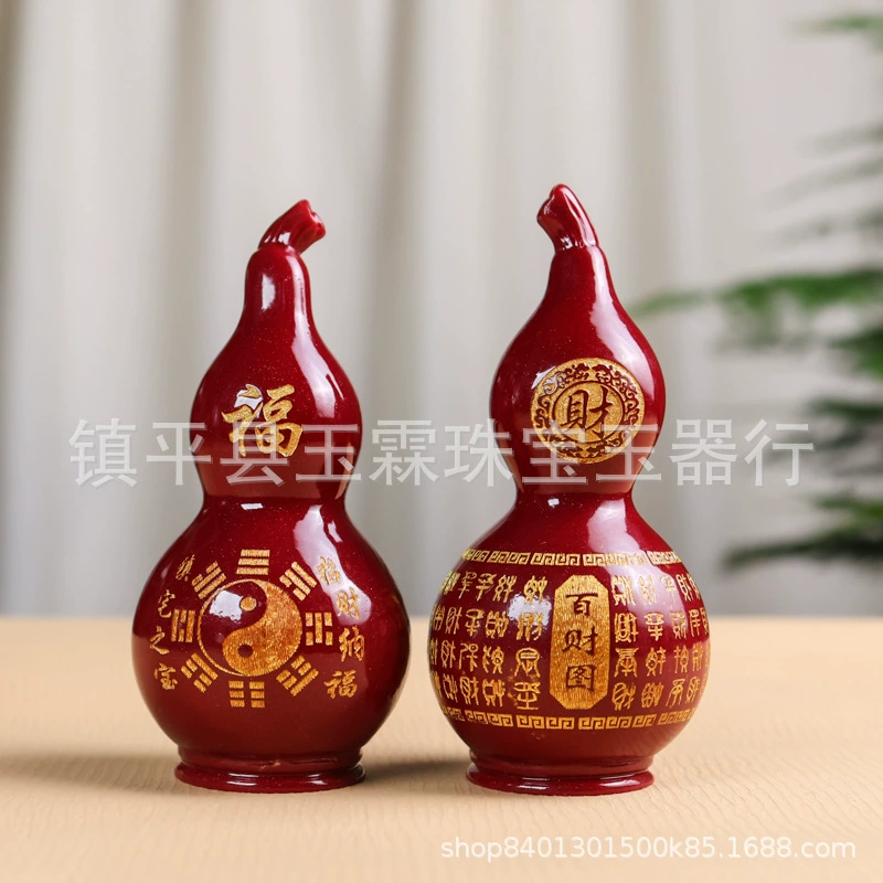 Киноварь украшения тыквы фиолетовый золотой песок украшения полый стол