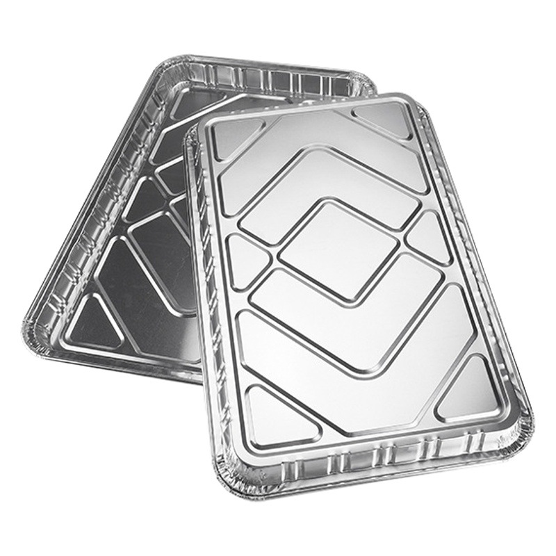 Large Oversized Thickened Square Tin Paper Box Barbecue Crayfish Paper Bag Fish Grilled Fish Disposable Takeaway Large Meal Box