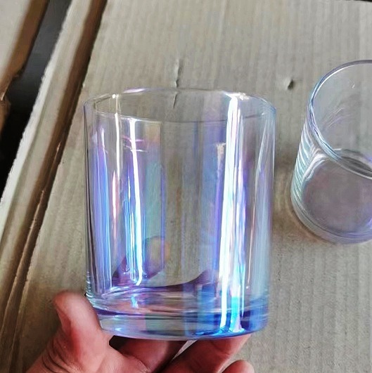 批发简约磨砂玻璃蜡烛杯家居创意香薰烛台diy装饰透明香氛蜡烛杯|undefined