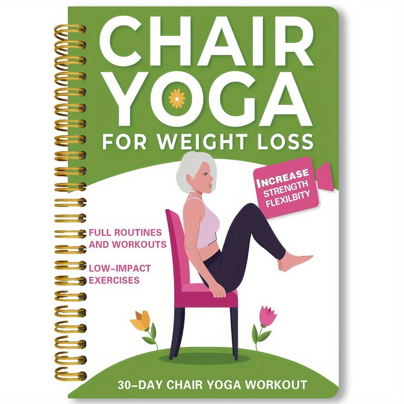 Cross-Border New Elderly 30-Day Chair Yoga Training Guide Planning Plan Chair Yoga Coil