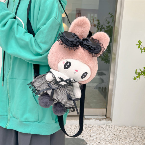 Japanese ins cute skirt doll backpack  new girl doll doll backpack birthday gift