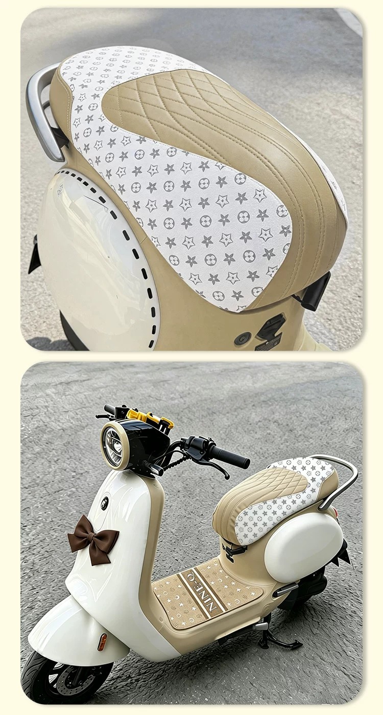 Suitable for Ninebot Q Series Special Seat Cushion Covers, Electric Vehicle Seat Covers, Waterproof and Sun-Proof Seat Covers, Electric Bicycle Accessories