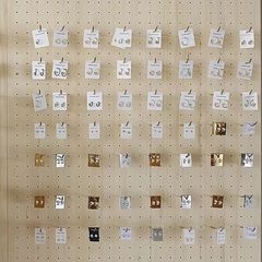 洞板フックネット赤銅釘銀釘アクセサリー靴下展示5-15cm卸売り金属フック