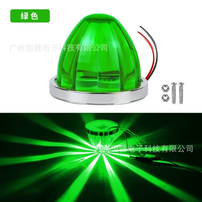 Indicator Lights, Indicator Lights, Side Lights, Other lights - green-always-on-single-package-9-30v-without-bracket