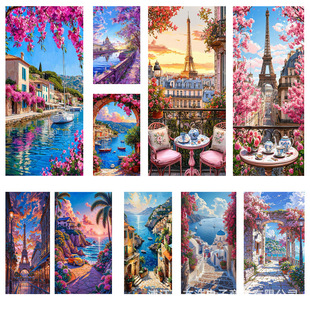 New 5D diamond painting suit, DIY diamond decorative painting, cross-border selling manufacturers wholesale