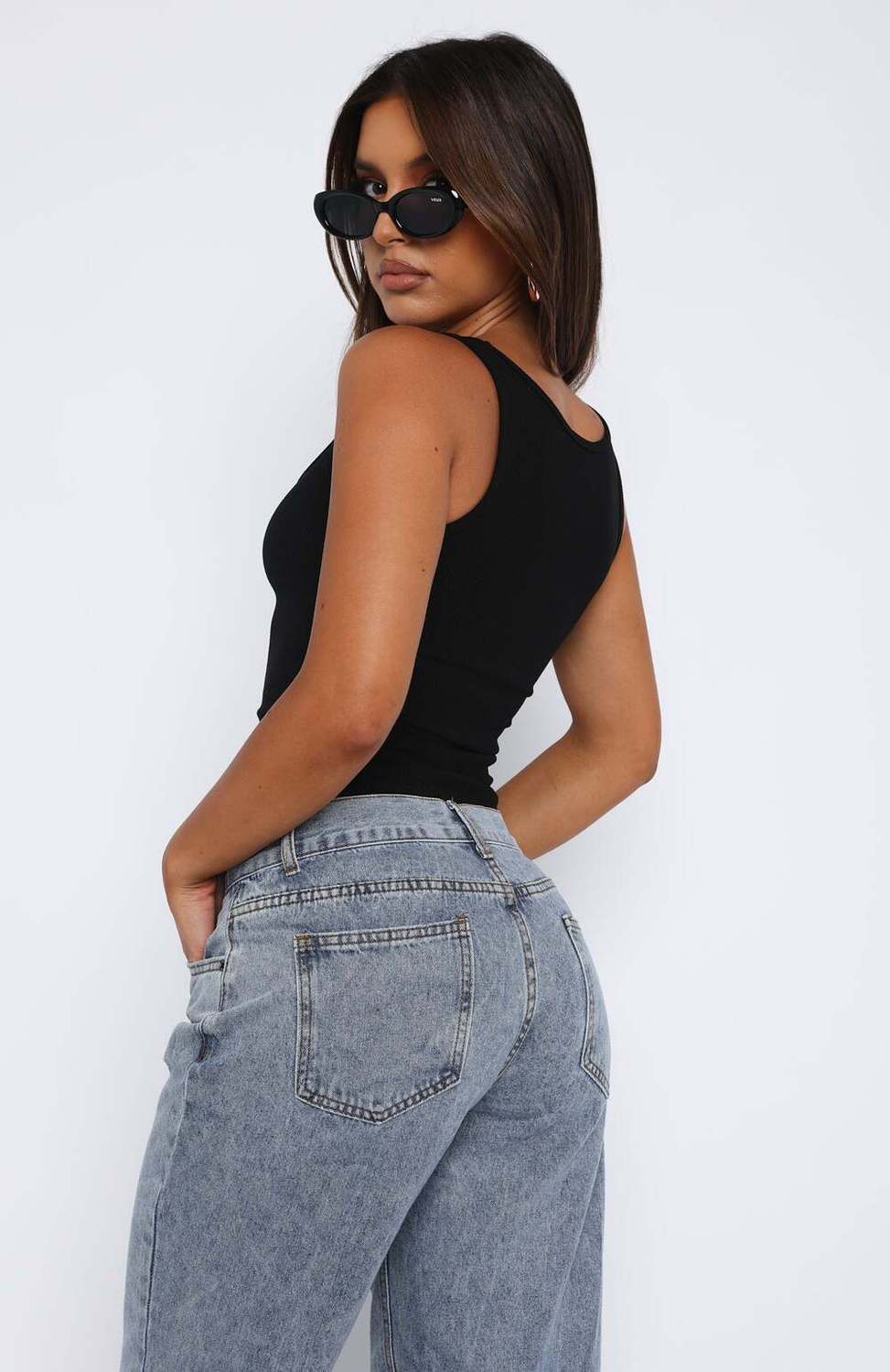 Women's Clothing Women's Slim Fit Ribbed Vest Style Sexy Solid Color Summer Hot Girl Top For Formal & Casual_ecoleips.com