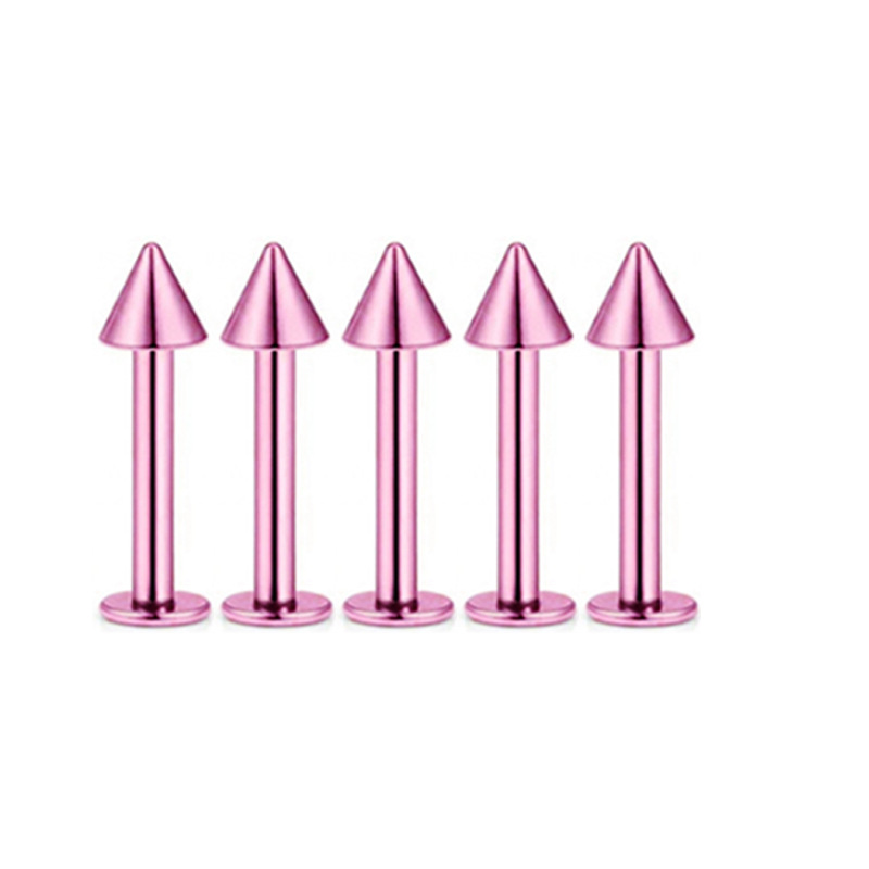 8 Colors Stainless Steel Star Lip Nails, Eyebrow Nails, Nose Nails, Ear Bone Nails Set of 5 - Piercing Jewelry detail image 10