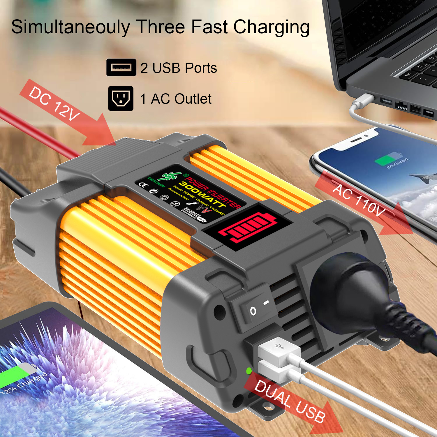 小黄蜂300W 美规 7 使用电器充电.jpg