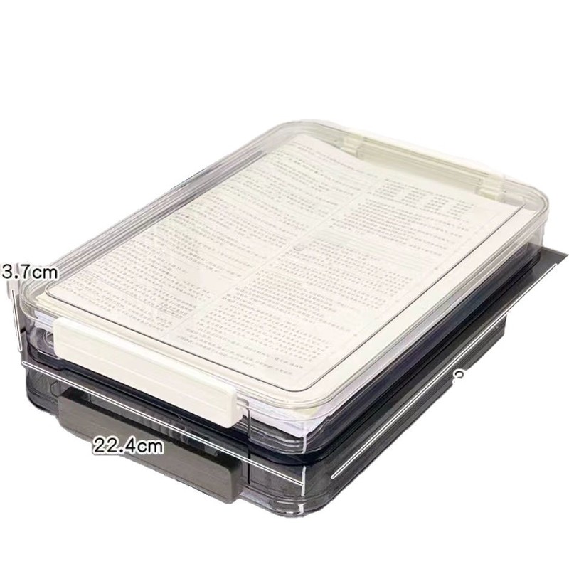 档案盒4直销收纳盒整理盒代塑料试卷文件透明桌面户口本初中毕业|undefined