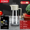 CCKO glass oil pot oil bottle home kitchen seasoning bottle soy sauce vinegar, no oil leak -proof automatic opening and closing oil tank