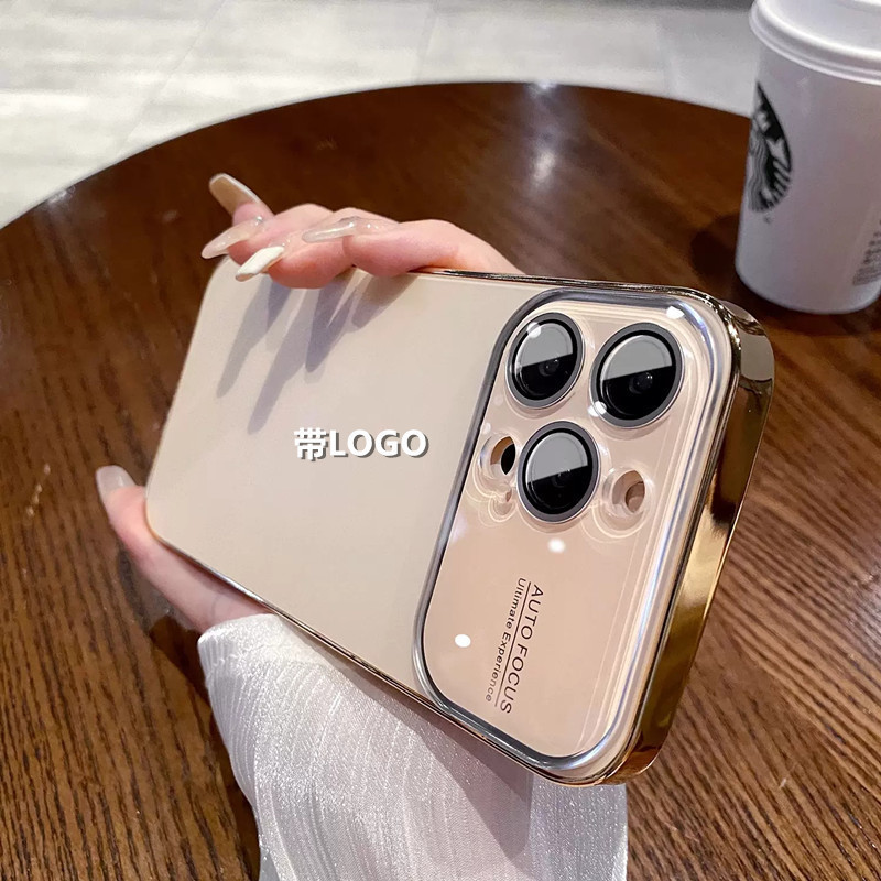 Iphone14promax携帯ケースの元の色メッキ大窓リンゴ15ガラスレンズ保護カバーを適用します。|undefined