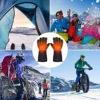 亚马逊爆款 冬季滑雪防寒触屏防风防水保暖 电加热骑行摩托车手套|undefined