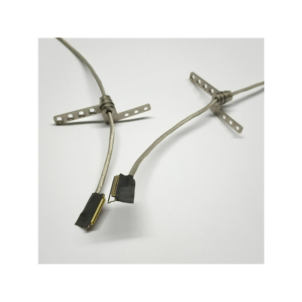 清极细同轴线20525-30P 0.4间距束圆贴醋酸布80mm线序按图纸厂家