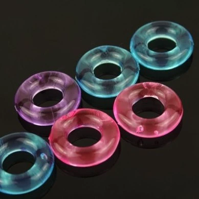 Пр penile ring (Ringfa), прозрачный многоцветный, безшовный, легкий (0.05 кг)