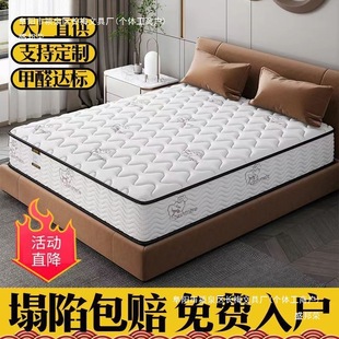 Simmons Mattress Economical 20cm Thick Household Spring Latex Coconut Palm Soft and Hard Dual-Use Whole Mesh Spring Bedroom No