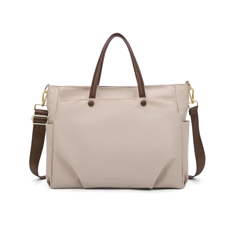 笔记本电脑包15.6寸女士手提大容量商务公文包肩斜挎通勤托特包