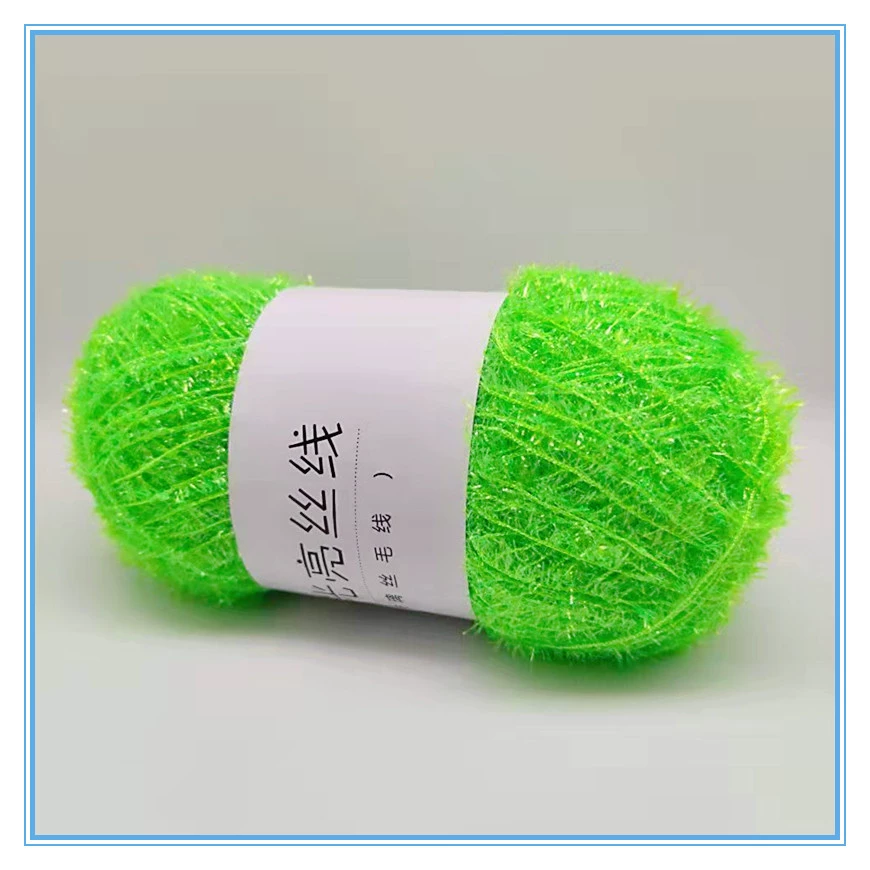 Стеклянная шелковая нить, handmade мерцание, 50 г (≈100 м) — упакованный односторонний пряжа