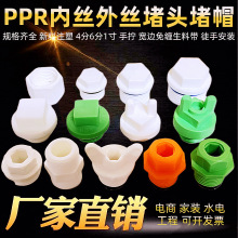 ppr46分1寸外丝堵头152025外牙丝堵免生料带堵头PPR徒手安装堵头