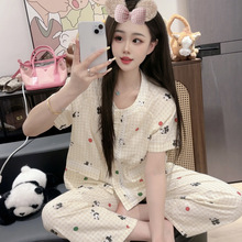 自有工厂女士家居服睡裙纯棉冰丝生产加工定制小单定制批发跨境外