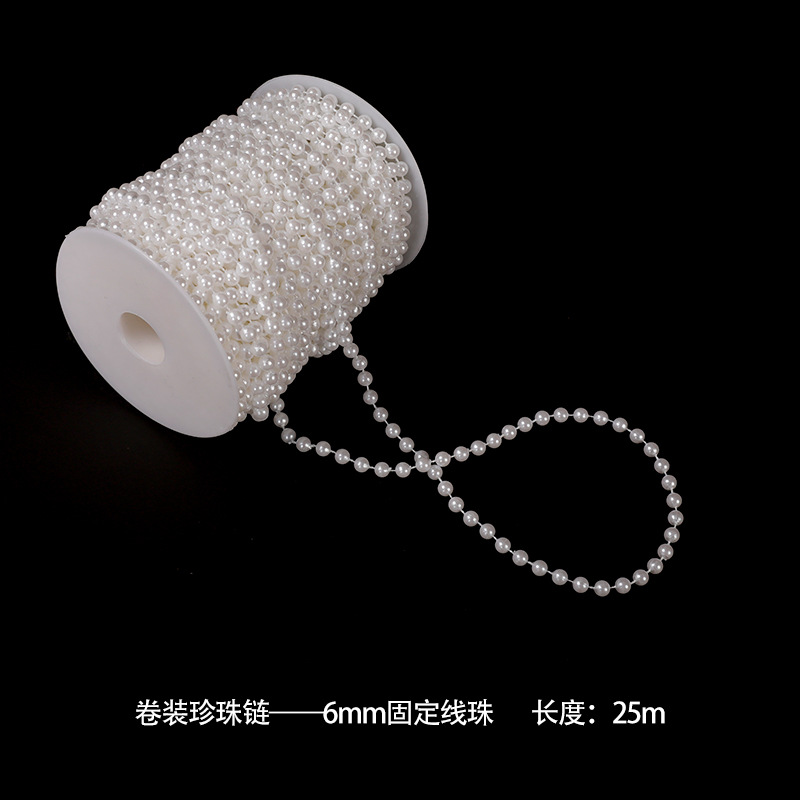 Tang de qixi ramo de perlas decorativas material DIY fijo decoraciones florales cadena de perlas