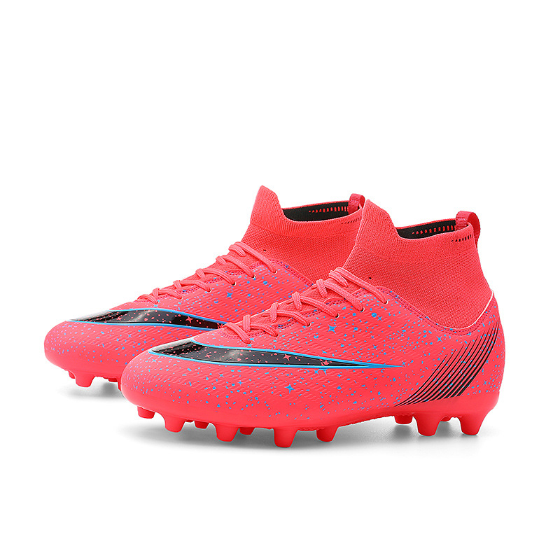 2022 nuevos zapatos de fútbol para hombres y mujeres, zapatos de fútbol de clavos largos, zapatos de fútbol de desgaste para adultos, fábrica de ventas directas