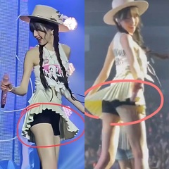 張元英女團安全褲雙重遮擋三角區平角內褲女三分防走光無痕打底褲