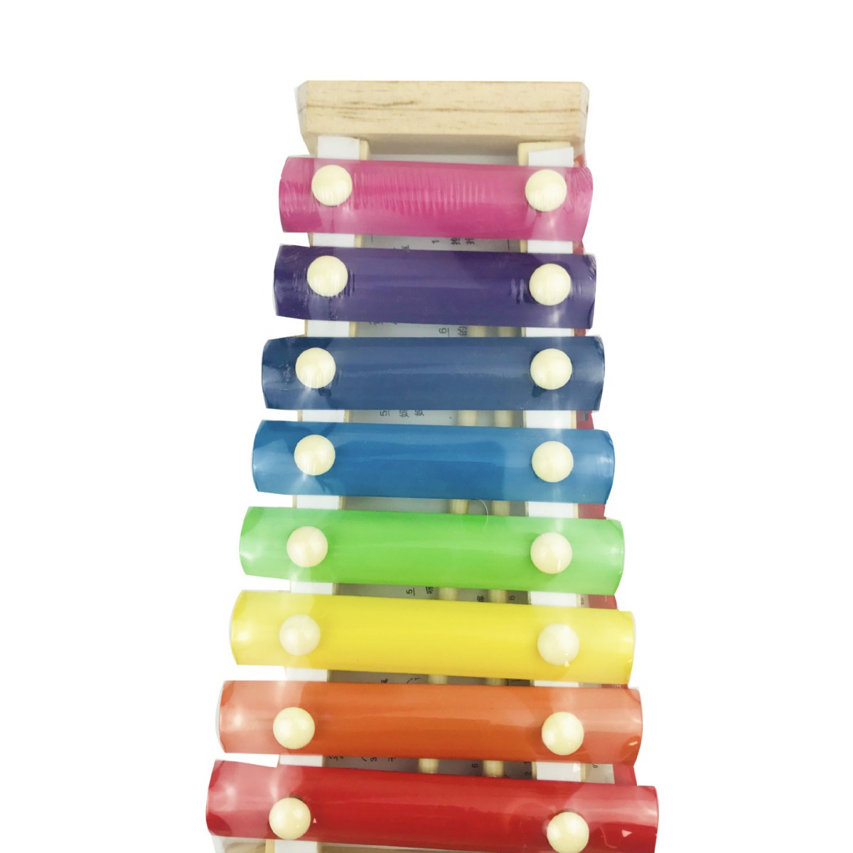 Bebé de madera de los niños de ocho tonos de mano tocar piano educación temprana bebé instrumento musical educativo juguetes 1-2-3 años de edad pequeño golpe de madera