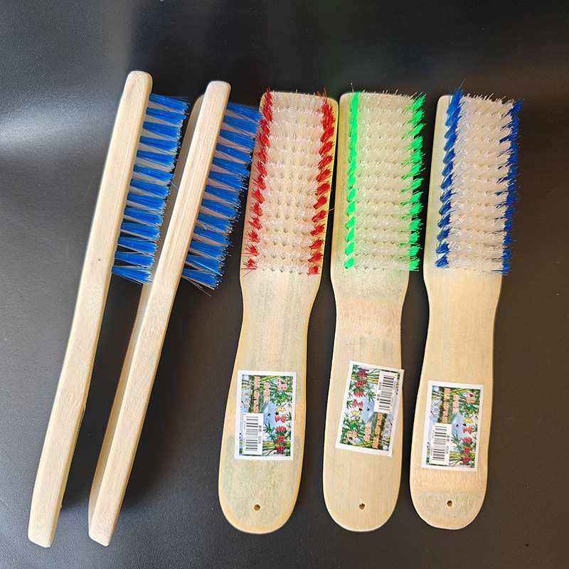 加厚竹鞋刷新款大号长柄耐用款刷鞋清洁刷子日用地摊2元店批发