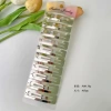 Silver 7CM rectangular clip (10 pcs/card)
