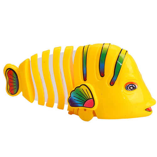 Toy clockwork swinging fish can run cartoon infants and young children male and female baby children educational learning climbing chain clockwork toy