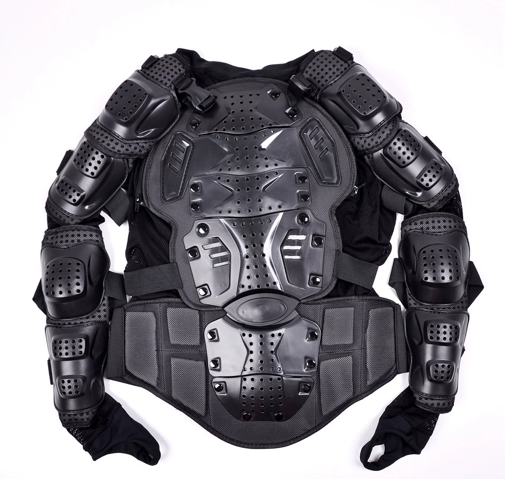 Protective Riding Armor (GHOST RACING FJ-08) — PE Shell, Breathable Mesh, Removable Back