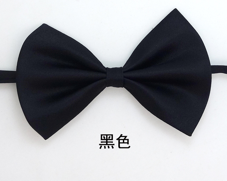 Moda hombre formal de negocios Rojo Negro profesional boda novio estilo coreano perezoso mano libre corbata