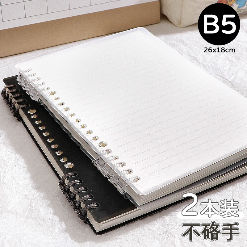 B5 black+white (2 books) (upgrade thick paper)