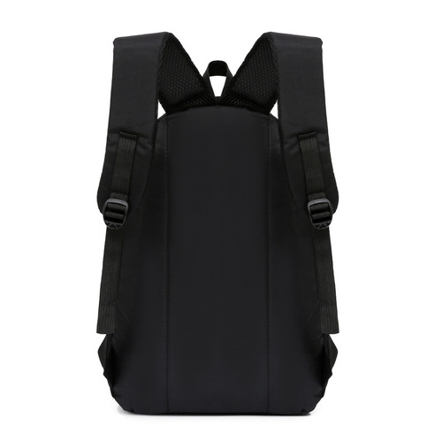 Fashion new business commuter backpack 15.6 inch large simple black computer backpack middle school student school bag