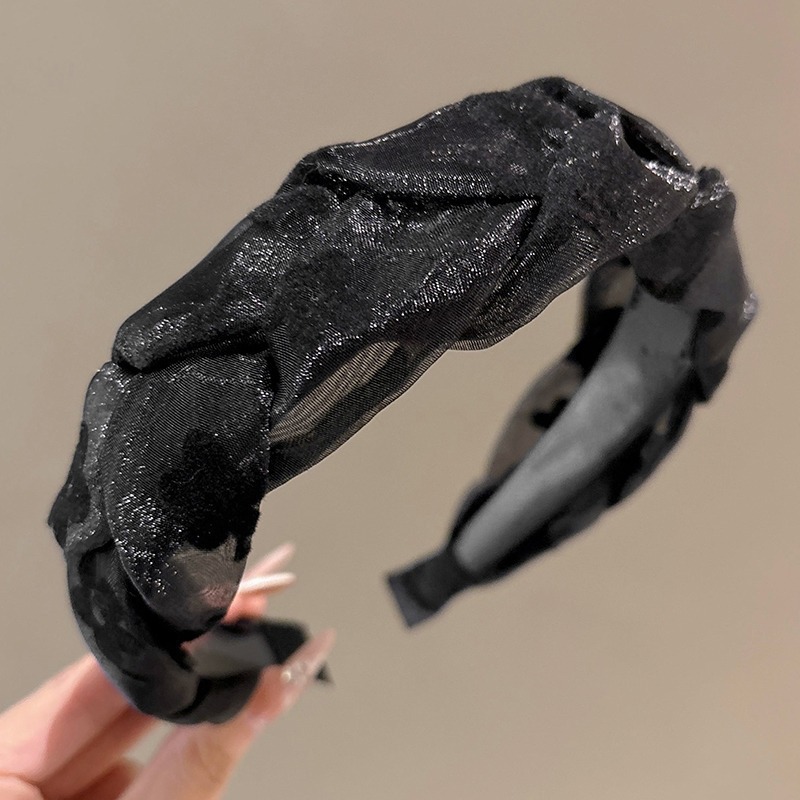 Meilad otoño y invierno, cinturón de cabello alto, cinturón de cabello de alta calidad, cinturón de cabello de esponja coreana retrógrada