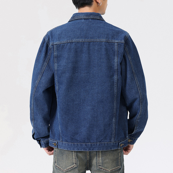 Japanese trend denim autumn universal jacket for leisure