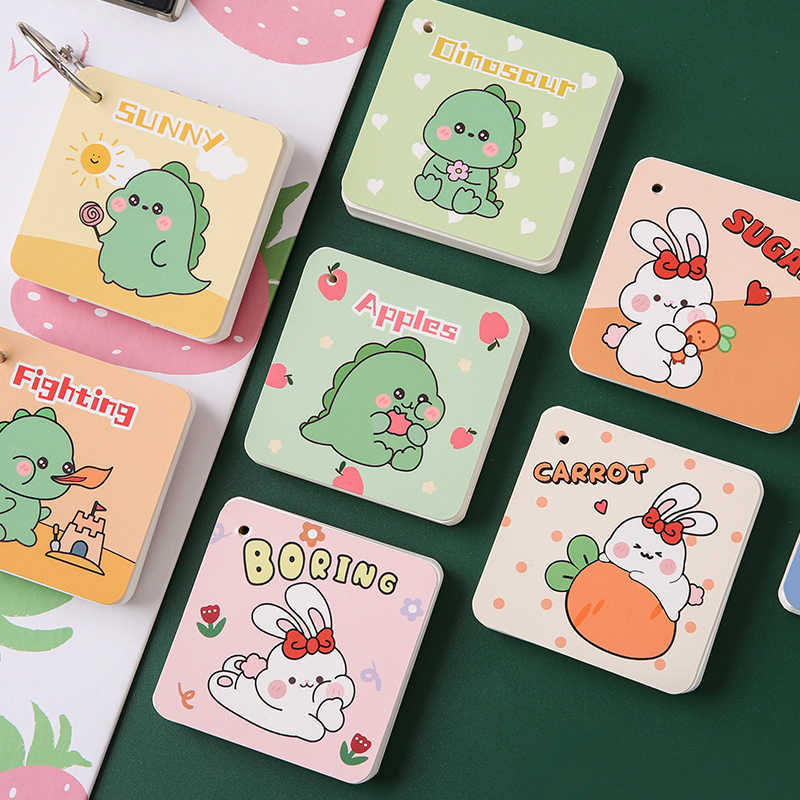 Cuaderno de hoja de hierro cuaderno de bolsillo cuaderno en blanco lindo simple desmontable cuaderno de bobina cuaderno