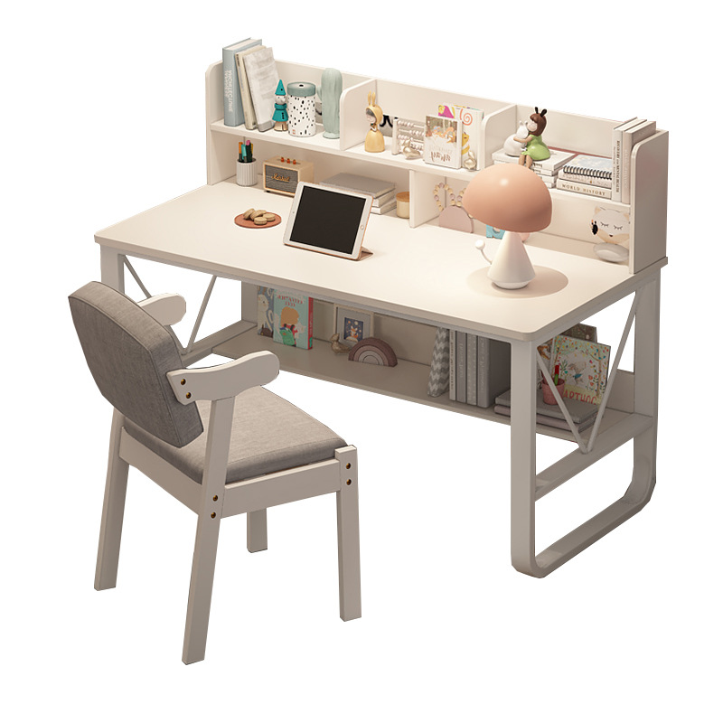 Escritorio de la computadora escritorio simple escritorio en casa estantería escritorio integrado dormitorio estudiante estudio escritorio simple Escritorio